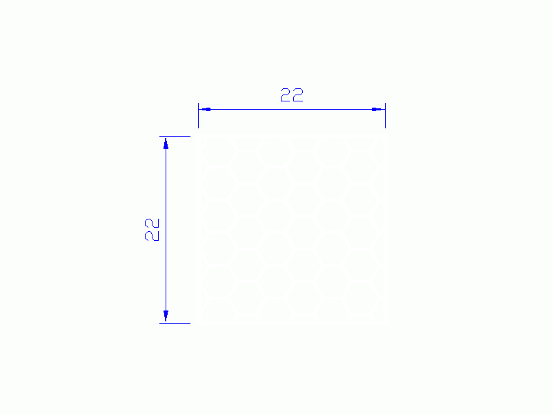 Silicone Profile PSE0,392222 - type format Sponge Square - regular shape