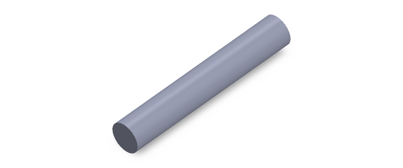Perfil de Silicona CS4016,5 - formato tipo Cordón - forma de tubo