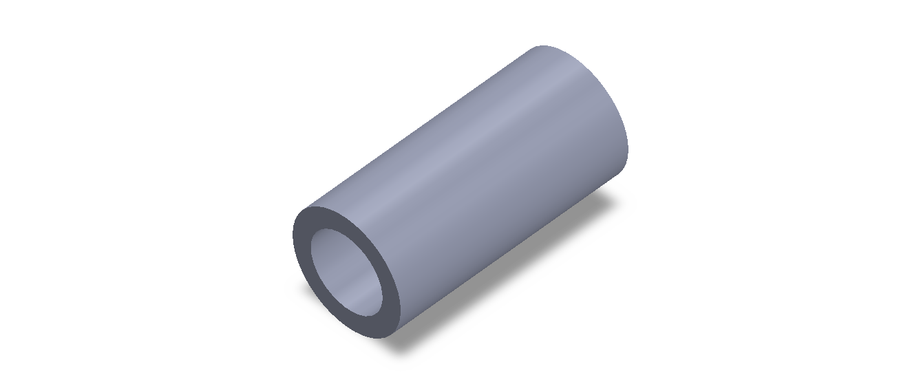 Perfil de Silicona TS6047,531,5 - formato tipo Tubo - forma de tubo