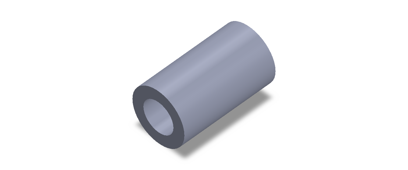 Perfil de Silicona TS605733 - formato tipo Tubo - forma de tubo