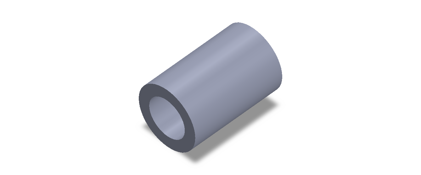 Perfil de Silicona TS606541 - formato tipo Tubo - forma de tubo