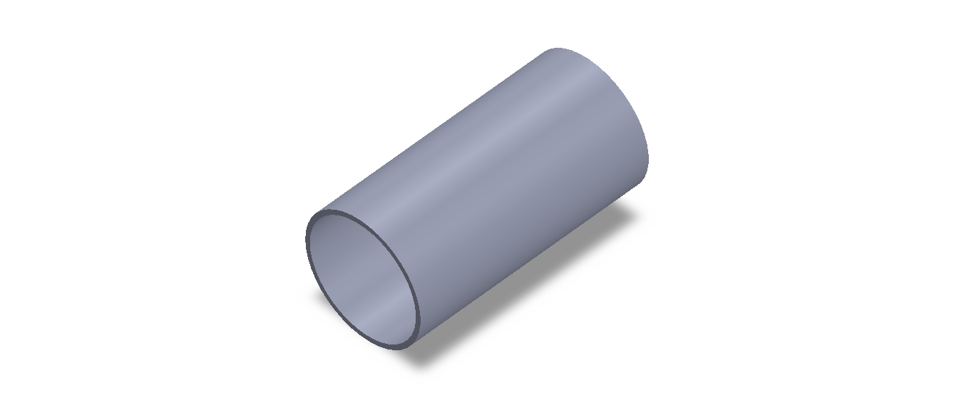 Profil en Silicone TS6050,546,5 - format de type Tubo - forme de tube