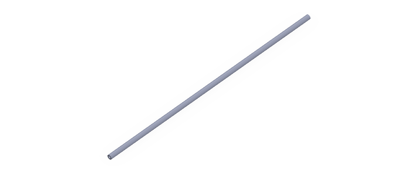Profil en Silicone TS800201 - format de type Tubo - forme de tube