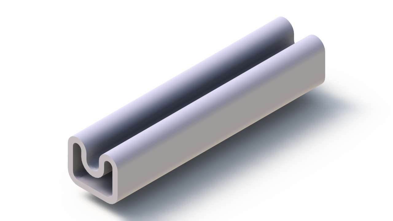 Silicone Profile P91624A - type format Silicone Tube - irregular shape