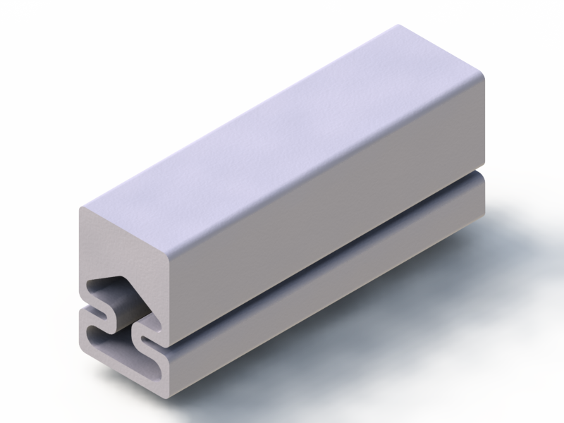 Silicone Profile P93508AZ - type format D - irregular shape