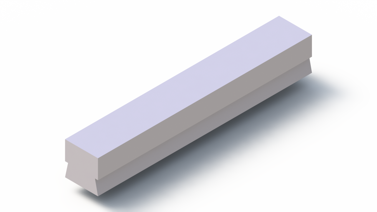 Silicone Profile P97590A - type format Lamp - irregular shape