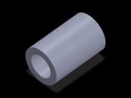 Perfil de Silicona TS7063,539,5 - formato tipo Tubo - forma de tubo