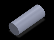 Silicone Profile CS4039 - type format Cord - tube shape