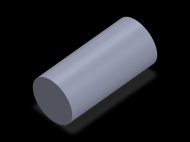 Silicone Profile CS5046,5 - type format Cord - tube shape