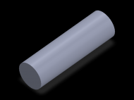 Silicone Profile CS7030 - type format Cord - tube shape