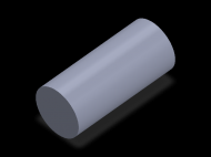 Silicone Profile CS7044,5 - type format Cord - tube shape