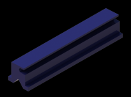 Silicone Profile P991V - type format Lipped - irregular shape