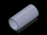 Silicone Profile TS4050,542,5 - type format Silicone Tube - tube shape