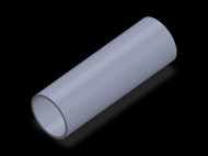 Silicone Profile TS5033,529,5 - type format Silicone Tube - tube shape