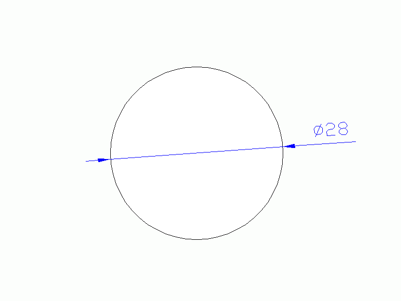 Perfil de Silicona CS5028 - formato tipo Cordón - forma de tubo