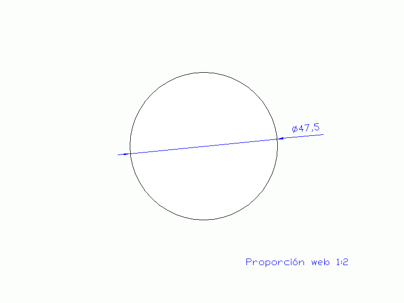 Perfil de Silicona CS6047,5 - formato tipo Cordón - forma de tubo