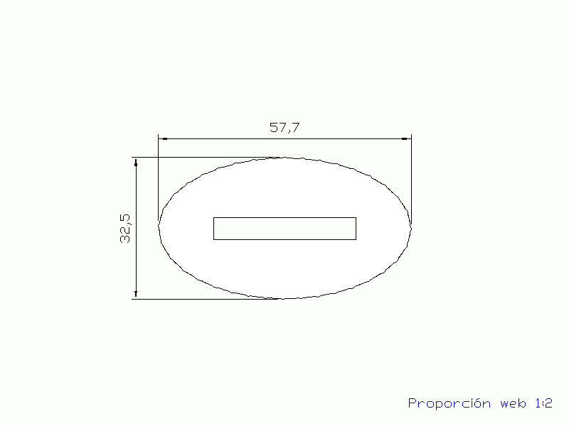 Perfil de Silicona P1093L - formato tipo Tubo - forma irregular