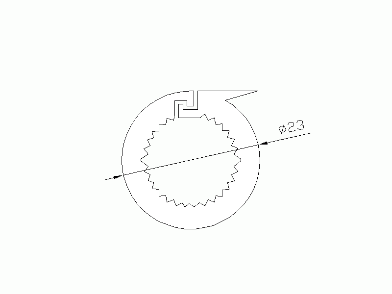 Perfil de Silicona P1529 - formato tipo Tubo - forma irregular