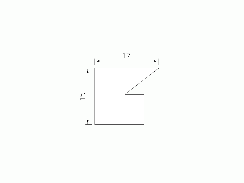 Perfil de Silicona P330M - formato tipo Labiado - forma irregular