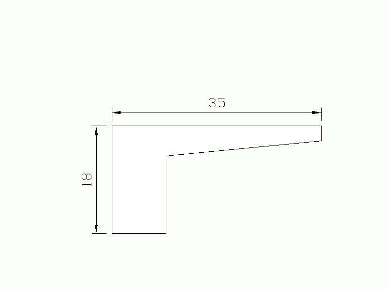 Perfil de Silicona P566J - formato tipo Labiado - forma irregular