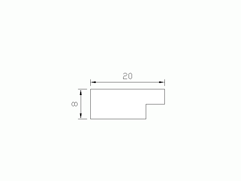 Perfil de Silicona P64Q - formato tipo Labiado - forma irregular