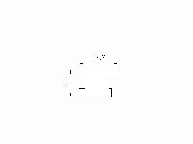 Perfil de Silicona P667AE - formato tipo Lampara - forma irregular