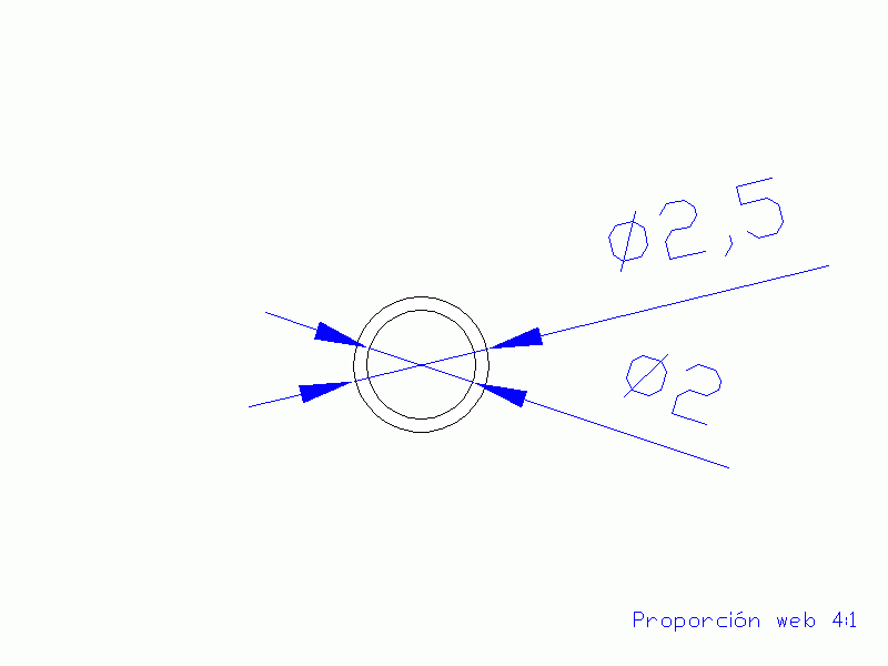 Perfil de Silicona TS4002,502 - formato tipo Tubo - forma de tubo