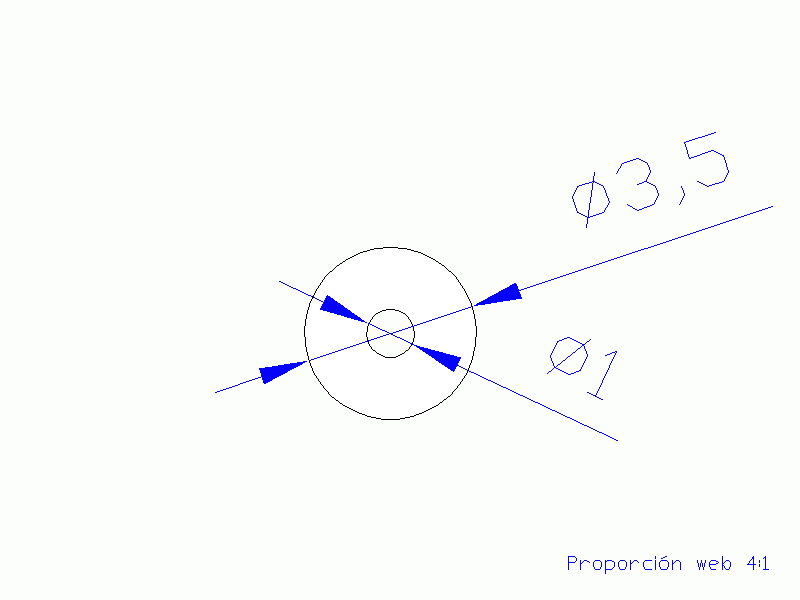 Perfil de Silicona TS4003,501 - formato tipo Tubo - forma de tubo