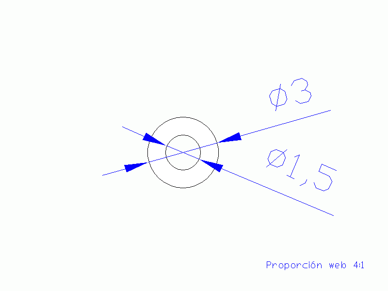 Perfil de Silicona TS400301,5 - formato tipo Tubo - forma de tubo