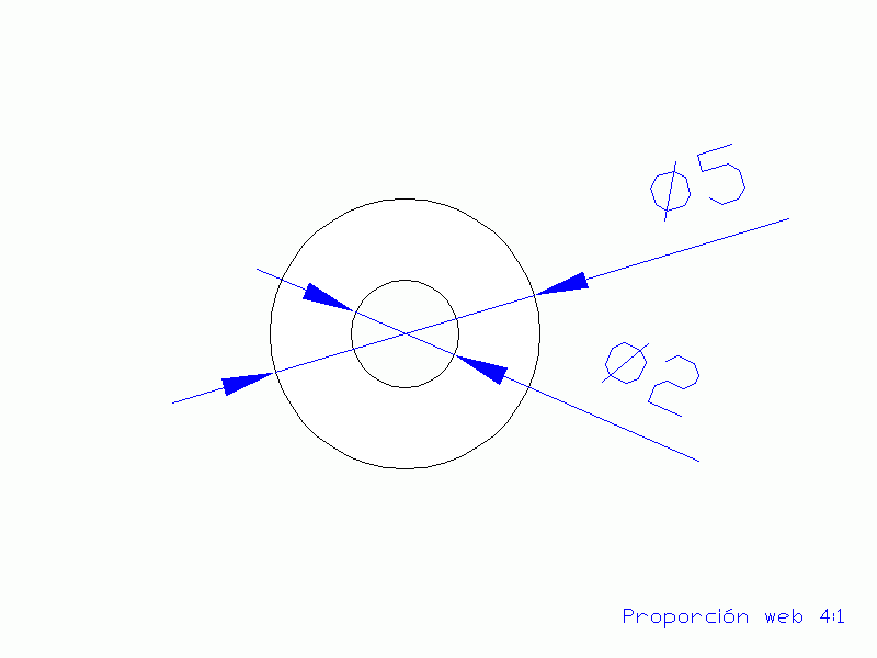 Perfil de Silicona TS400502 - formato tipo Tubo - forma de tubo