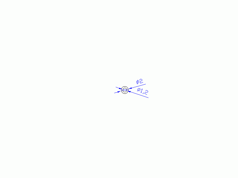 Perfil de Silicona TS500201,2 - formato tipo Tubo - forma de tubo