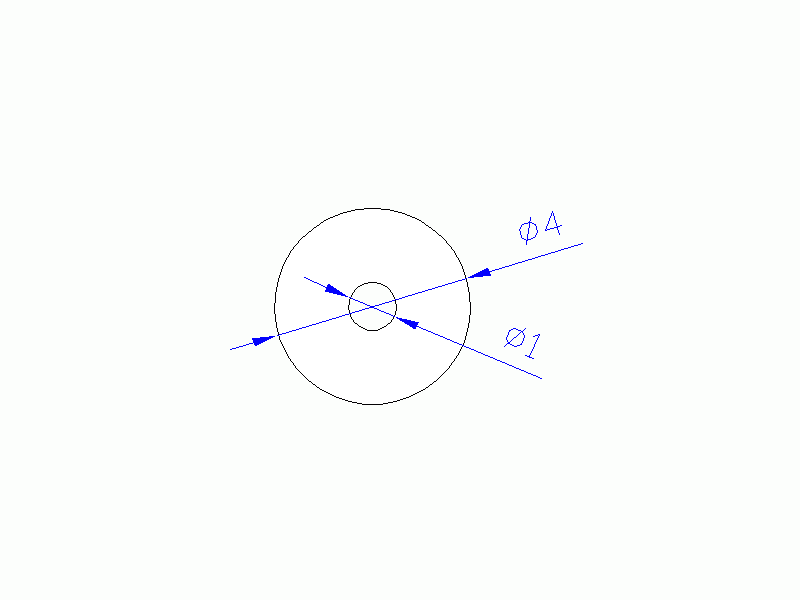 Perfil de Silicona TS700401 - formato tipo Tubo - forma de tubo