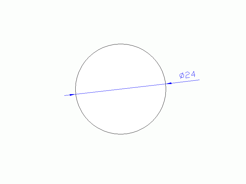 Profil en Silicone CS8024 - format de type Cordon - forme de tube