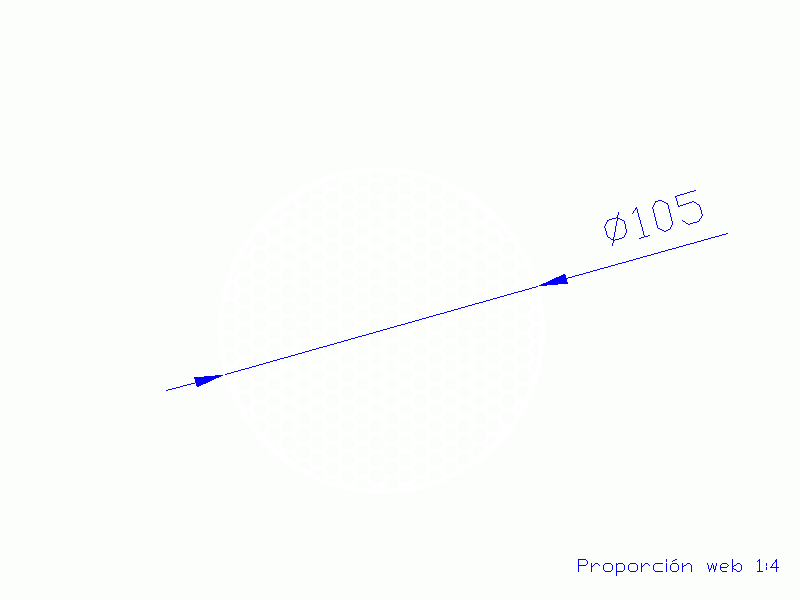 Profil en Silicone CSE0,16105 - format de type Cordón Esponja - forme de tube