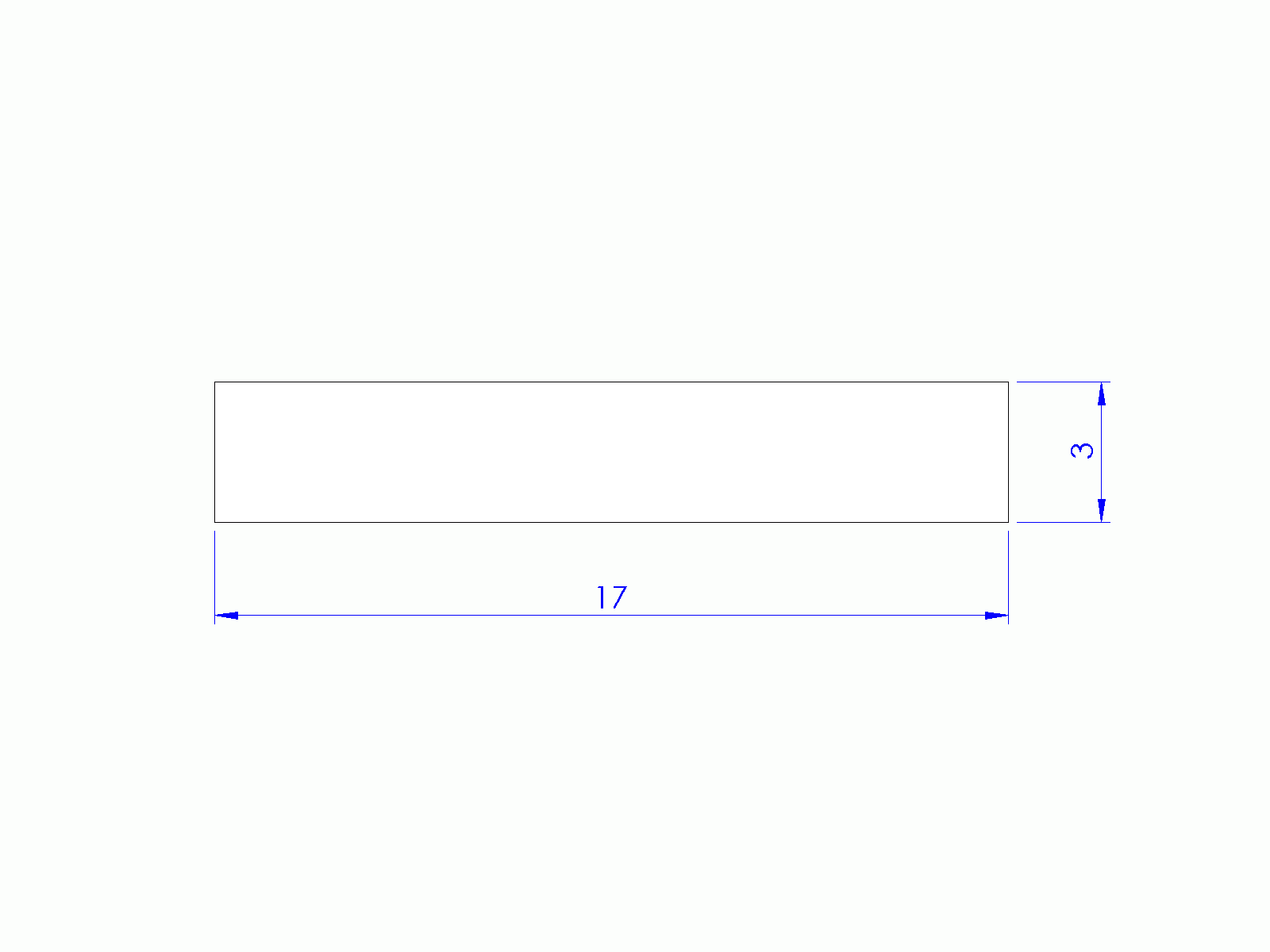 Profil en Silicone P601703 - format de type Rectangle - forme régulière