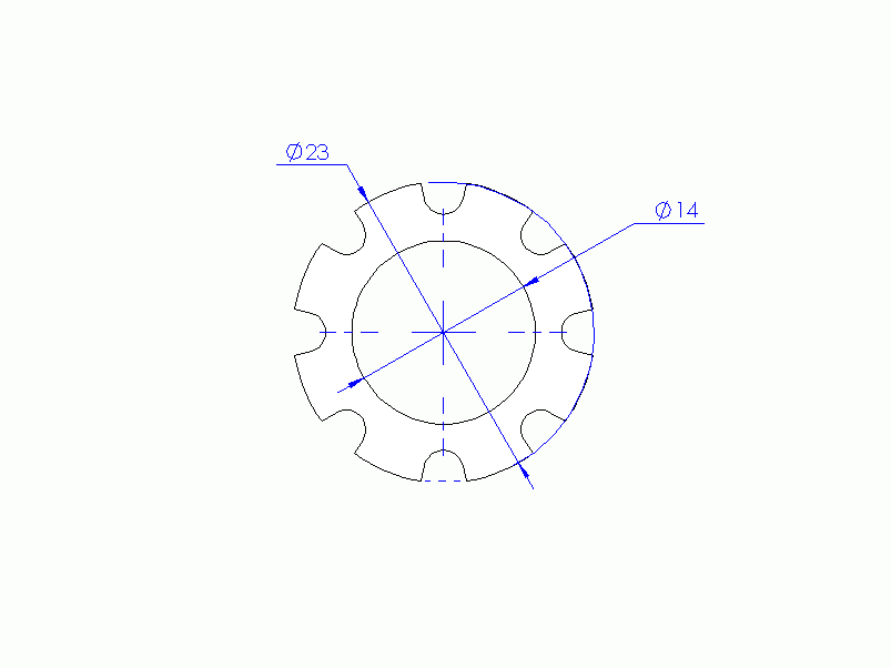 Profil en Silicone P95268A - format de type Tuyau - forme irrégulier