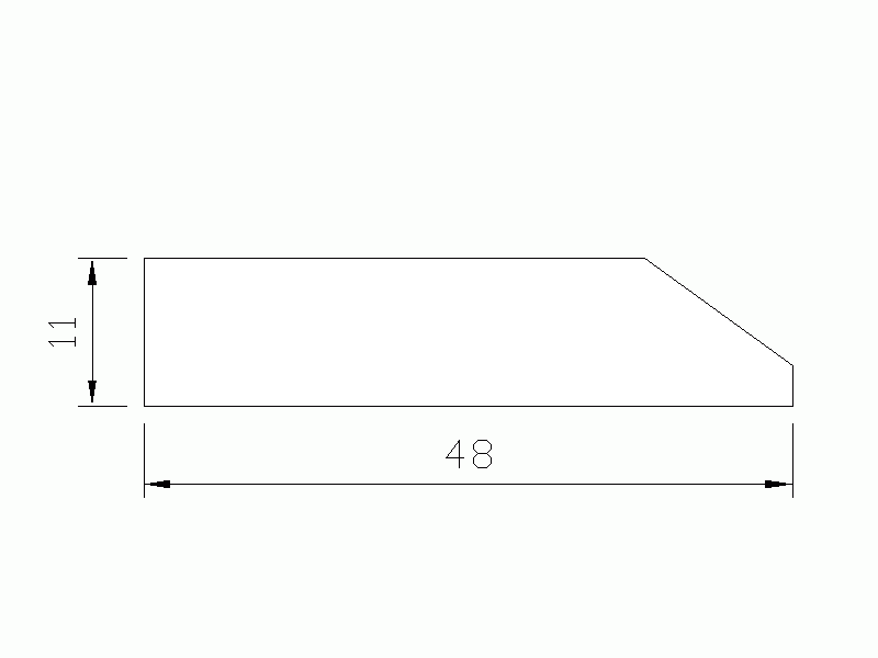 Silicone Profile P926C - type format Flat Silicone Profile - irregular shape