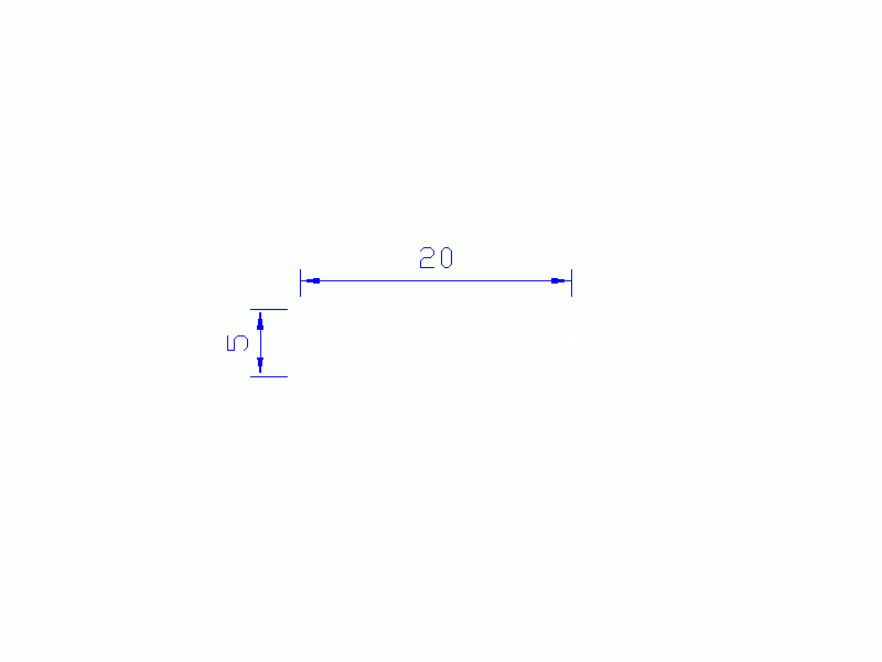 Silicone Profile PSE0,252005 - type format Sponge Rectangle - regular shape