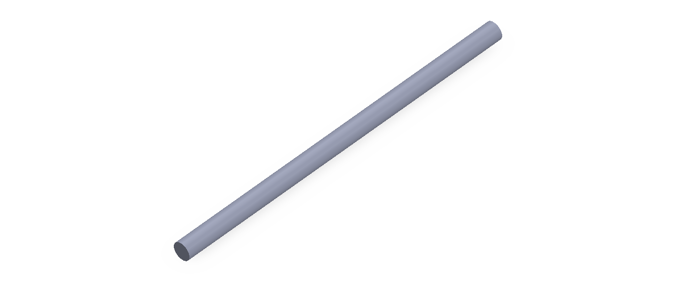 Perfil de Silicona CS4005 - formato tipo Cordón - forma de tubo
