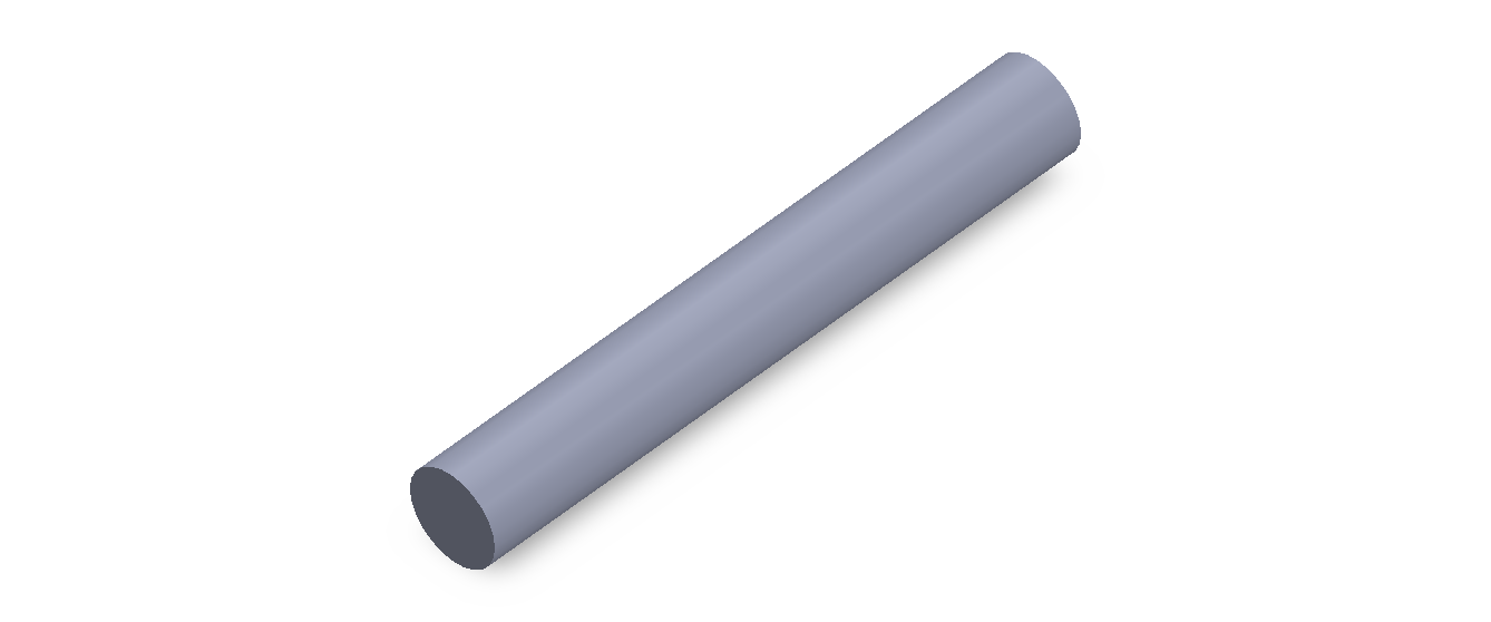 Perfil de Silicona CS4014,5 - formato tipo Cordón - forma de tubo