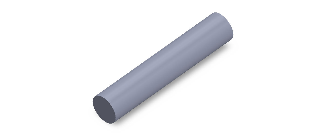 Perfil de Silicona CS4019,5 - formato tipo Cordón - forma de tubo