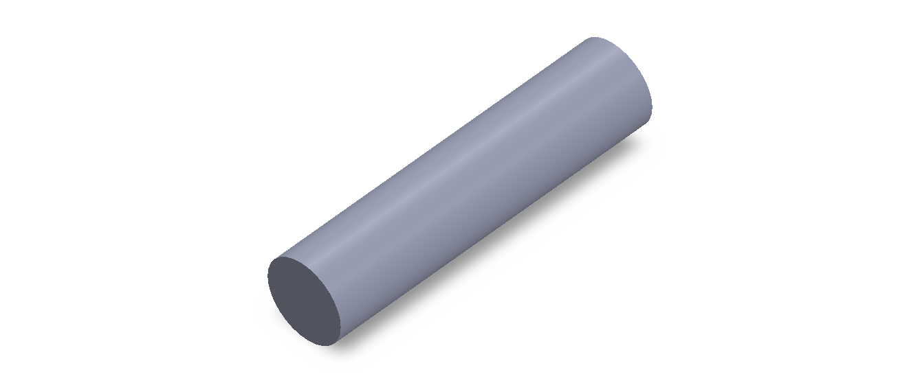 Perfil de Silicona CS4023,5 - formato tipo Cordón - forma de tubo