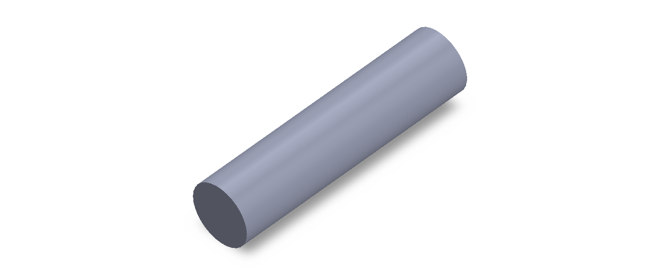 Perfil de Silicona CS4024,5 - formato tipo Cordón - forma de tubo