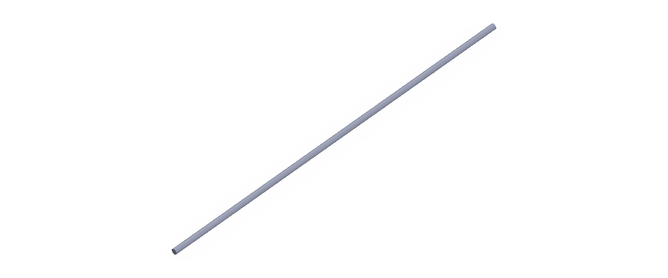 Perfil de Silicona CS5001,5 - formato tipo Cordón - forma de tubo