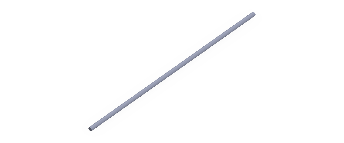 Perfil de Silicona CS5002 - formato tipo Cordón - forma de tubo