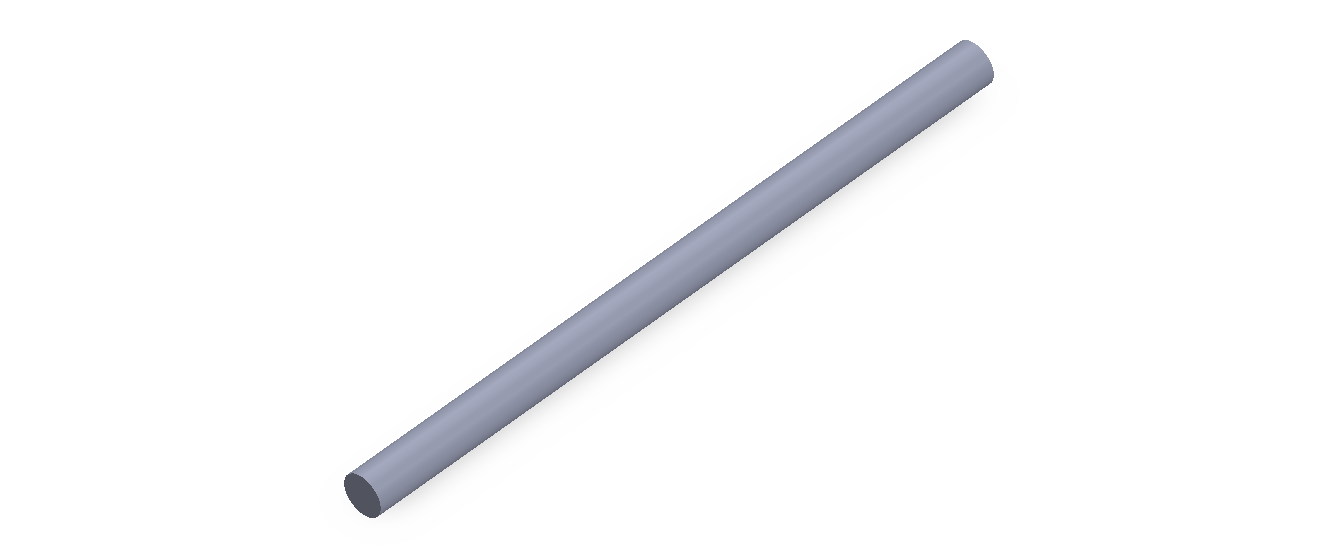 Perfil de Silicona CS5006 - formato tipo Cordón - forma de tubo