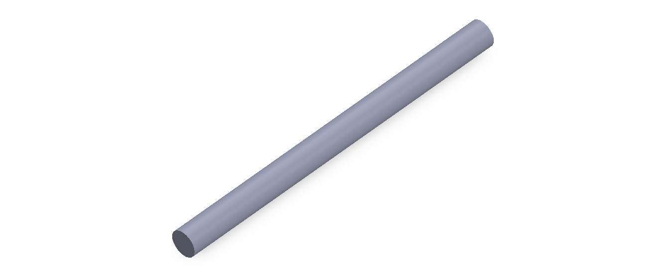 Perfil de Silicona CS5007,5 - formato tipo Cordón - forma de tubo
