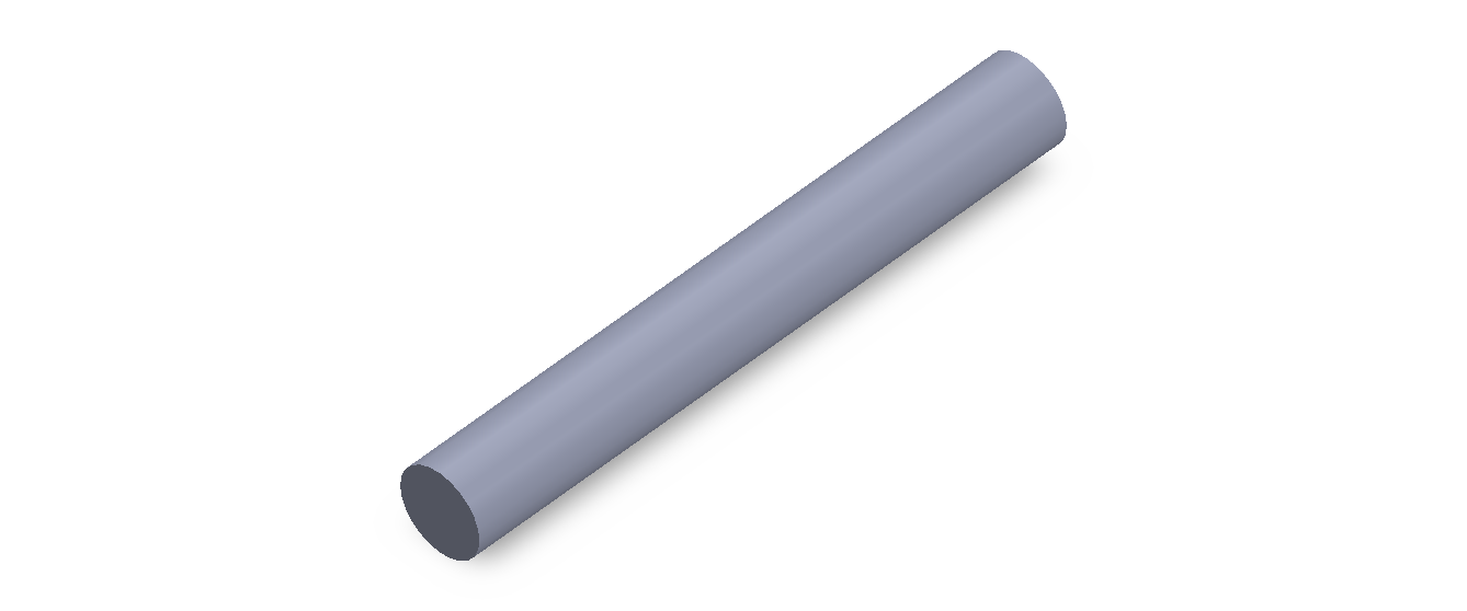 Perfil de Silicona CS5013,5 - formato tipo Cordón - forma de tubo