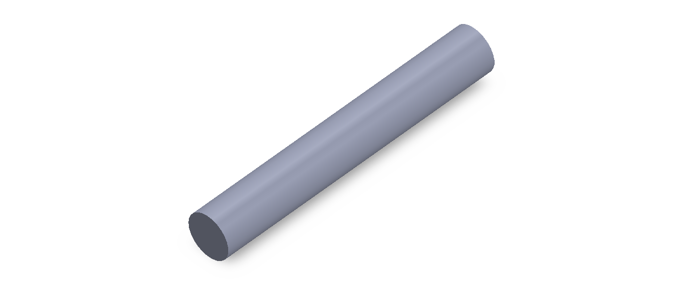 Perfil de Silicona CS5015 - formato tipo Cordón - forma de tubo