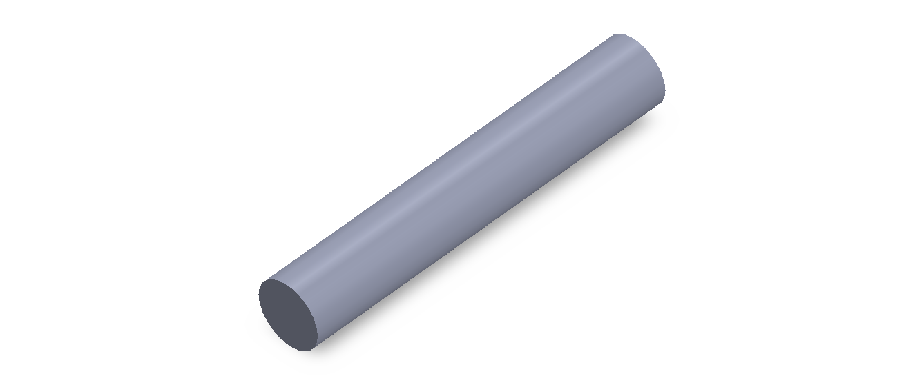 Perfil de Silicona CS5017 - formato tipo Cordón - forma de tubo